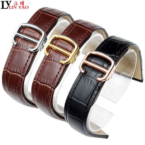 cartier watches leather strap|genuine cartier watch straps.